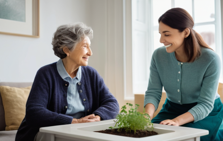 작업치료사로 성공하는 비법 - **Prompt Title: Innovative Telerehabilitation Session**
    **Image Prompt:** A brightly lit, modern...