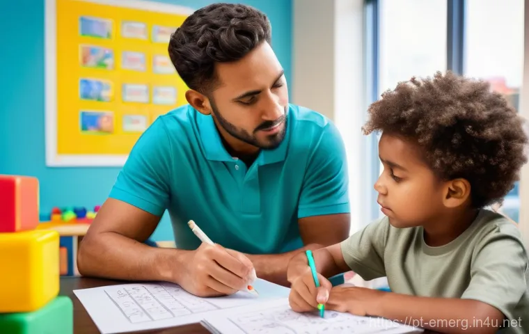 작업치료사의 연봉 수준 분석 - A compassionate female occupational therapist, in her late 30s, with a warm smile, guides an elderly...