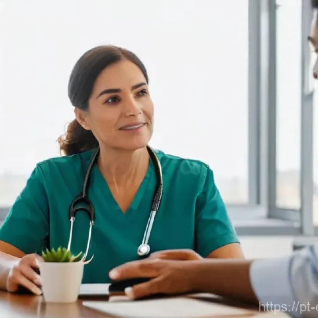 작업치료사의 전문 직업 윤리 - **Prompt: The Empowered Choice**
"A warm, medium shot photograph of a female occupational therap...