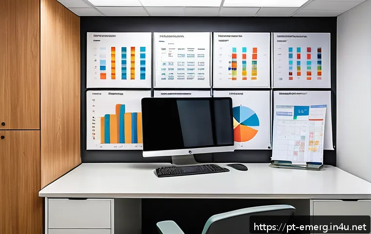 작업치료사의 환자 기록 관리 방법 - A modern occupational therapist’s clinical office featuring a clean, organized physical workspace wi...